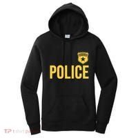 Police Officer Badge Police Uniform Officer Costume Women's Hoodie thumb 0