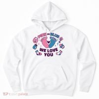 Pink Or Blue We Love You Pregnancy Reveal Hoodie thumb 0