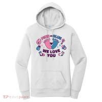 Pink Or Blue We Love You Pregnancy Reveal Women's Hoodie thumb 0