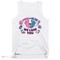 Pink Or Blue We Love You Pregnancy Reveal Tank Top thumb 0