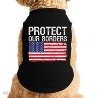 Protect Our Borders Law Enforcement Legal Immigration Doggie Tank thumb 0