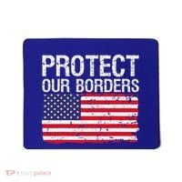 Protect Our Borders Law Enforcement Legal Immigration Mousepad thumb 0