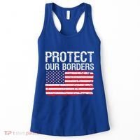 Protect Our Borders Law Enforcement Legal Immigration Women's Tank Top thumb 0