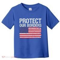 Protect Our Borders Law Enforcement Legal Immigration Toddler T-Shirt thumb 0