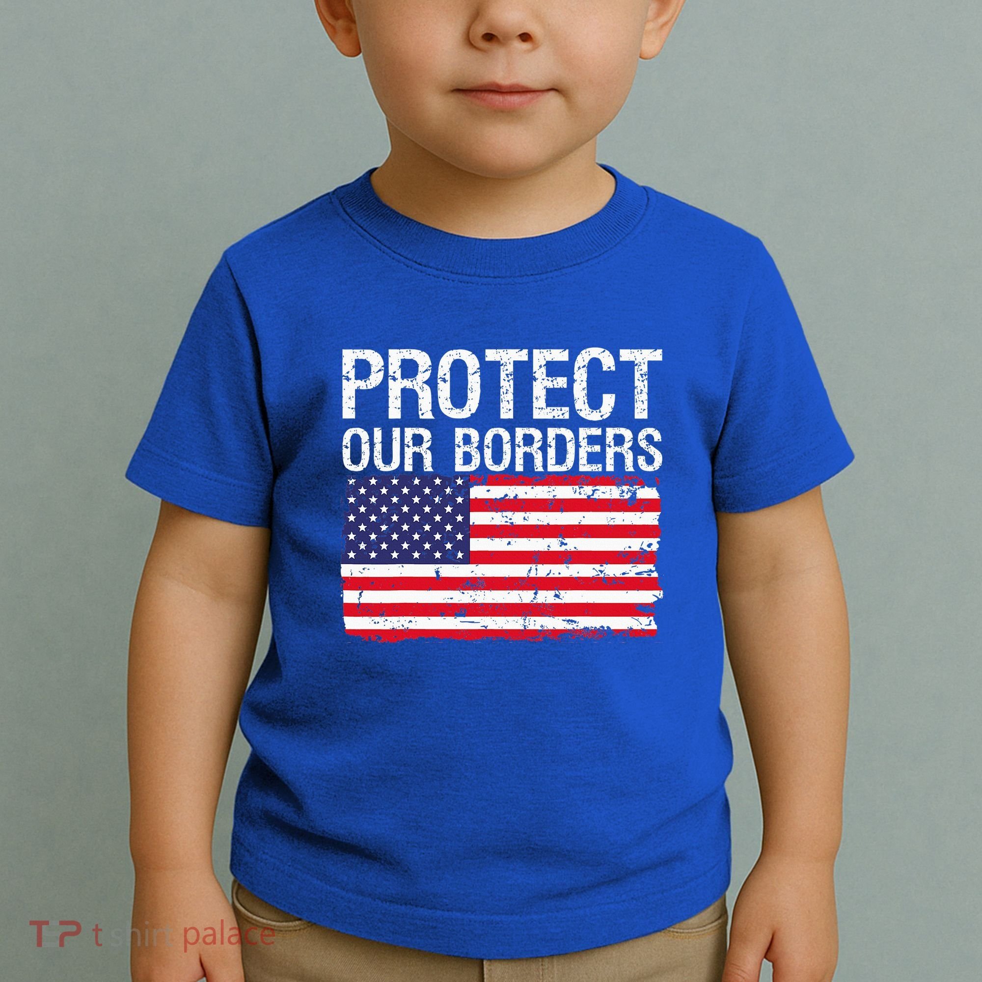 Protect Our Borders Law Enforcement Legal Immigration Toddler T-Shirt