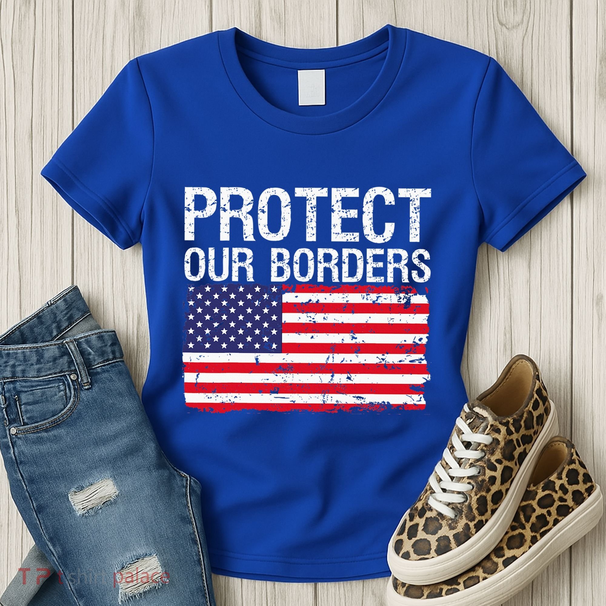 Protect Our Borders Law Enforcement Legal Immigration Women's T-Shirt