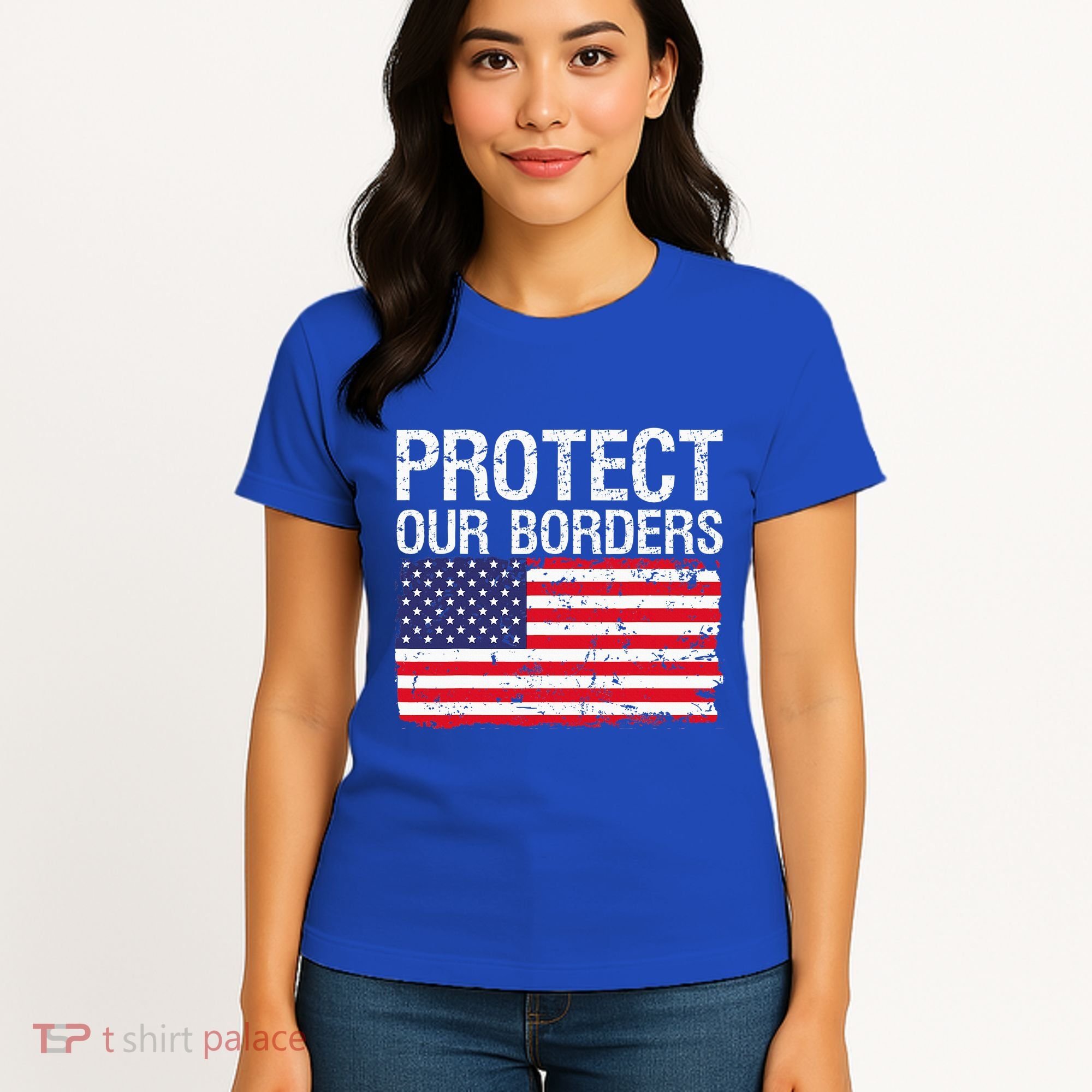 Protect Our Borders Law Enforcement Legal Immigration Women's T-Shirt