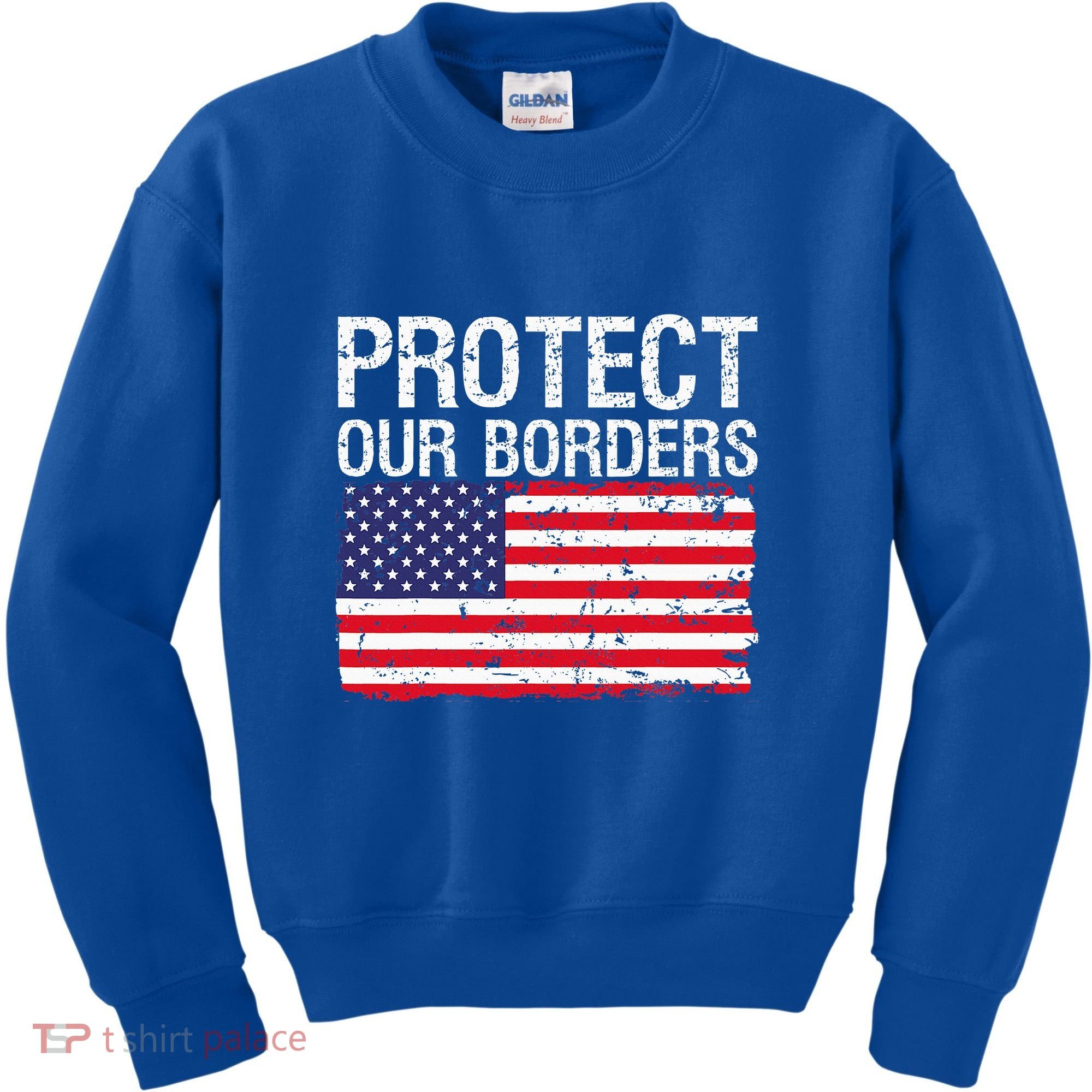 Protect Our Borders Law Enforcement Legal Immigration Kids Sweatshirt