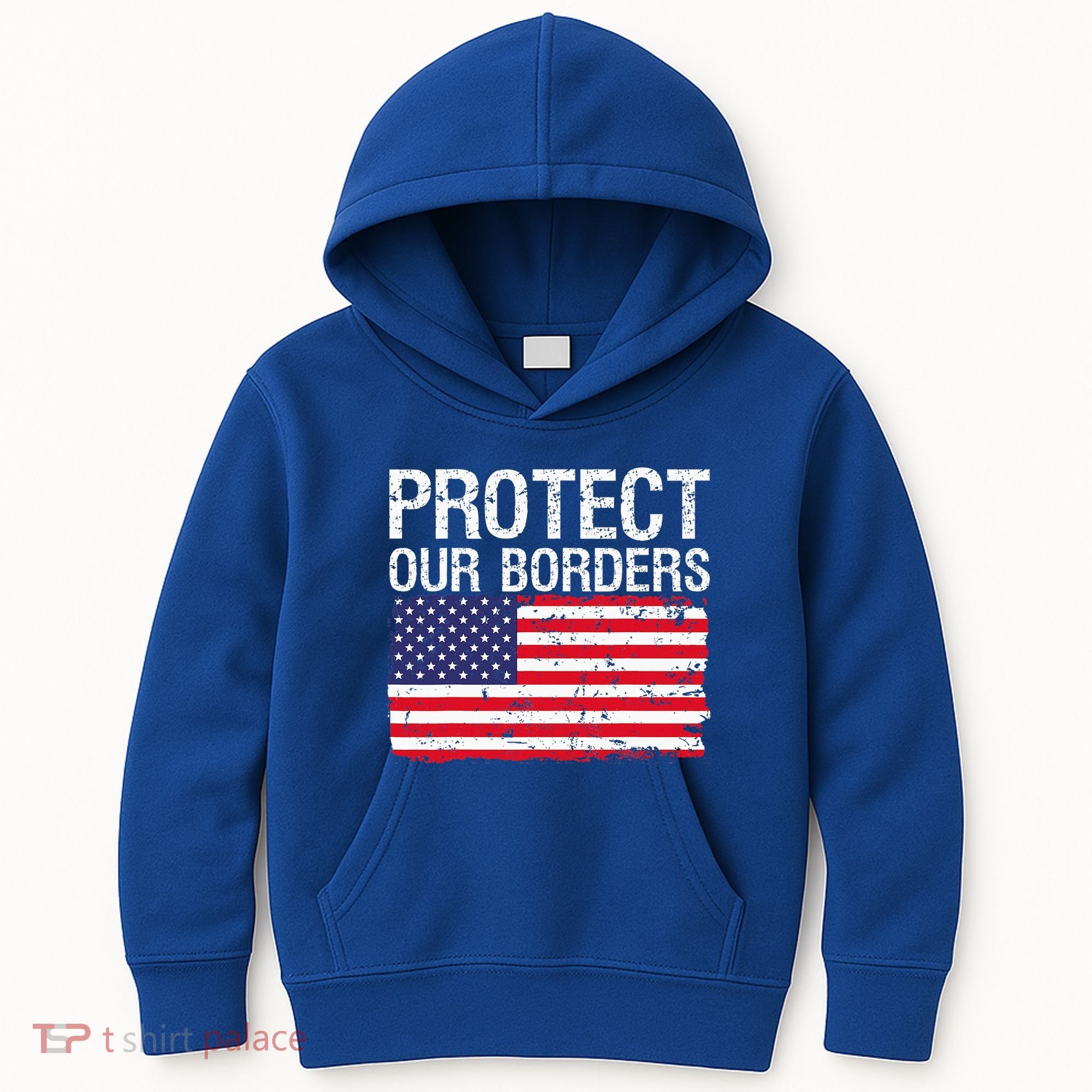 Protect Our Borders Law Enforcement Legal Immigration Kids Hoodie