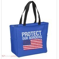 Protect Our Borders Law Enforcement Legal Immigration Tote Bag thumb 2