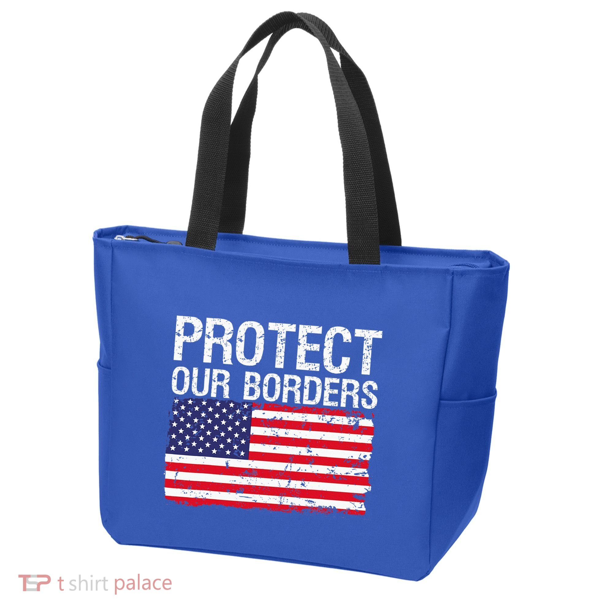 Protect Our Borders Law Enforcement Legal Immigration Tote Bag