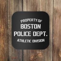 Property Of Boston Police Dept Athletic Division Coaster thumb 0