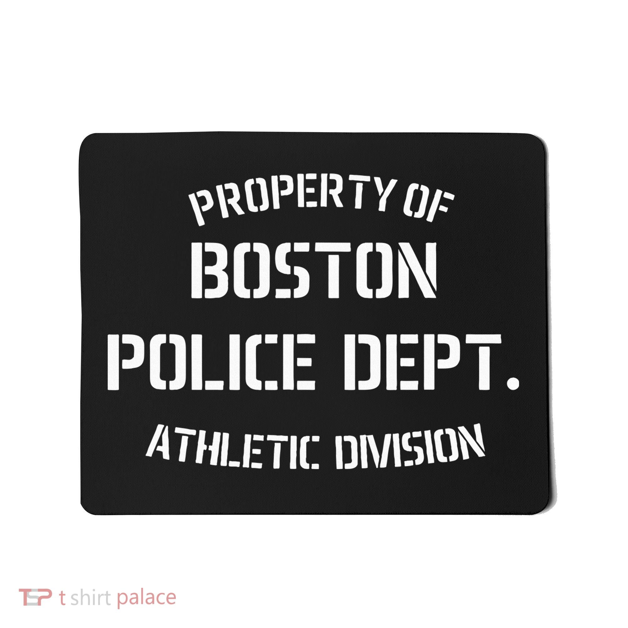 Property Of Boston Police Dept Athletic Division Mousepad