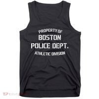 Property Of Boston Police Dept Athletic Division Tank Top thumb 0