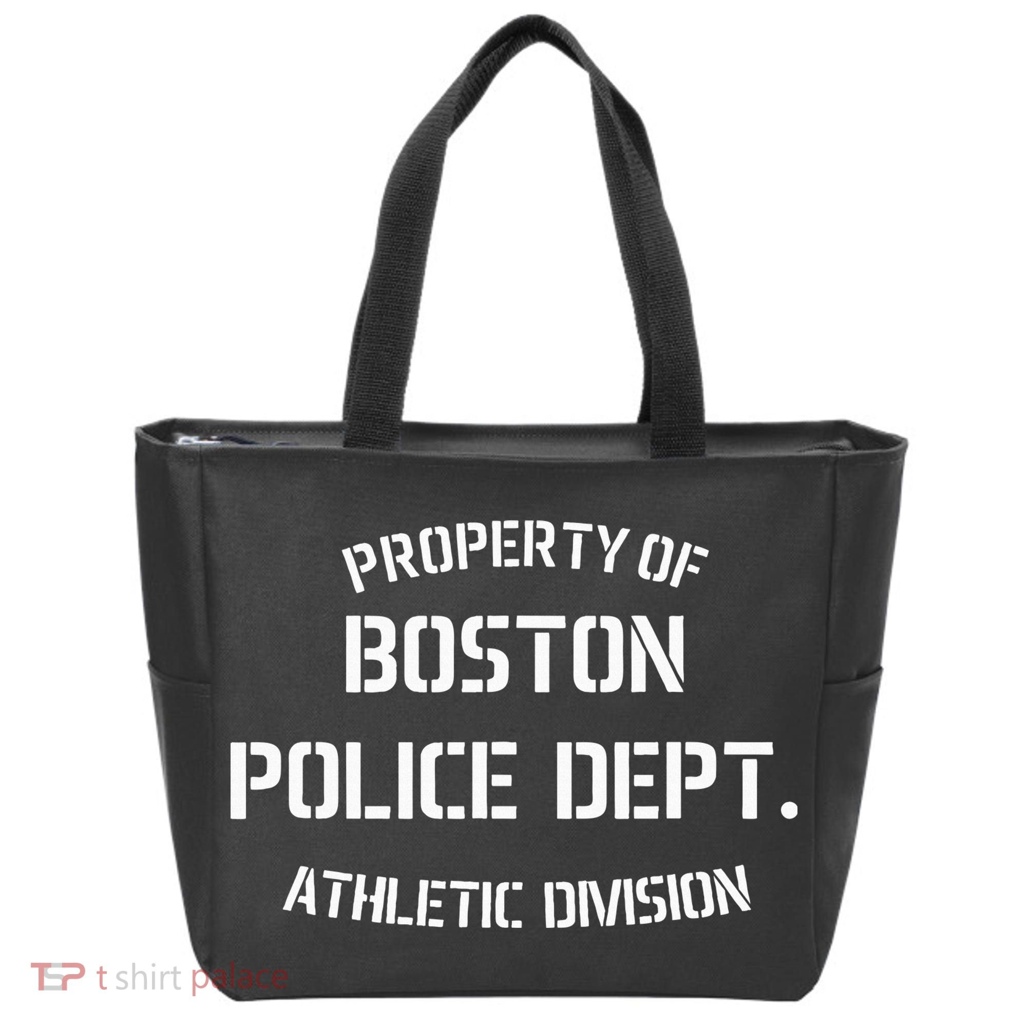 Property Of Boston Police Dept Athletic Division Tote Bag