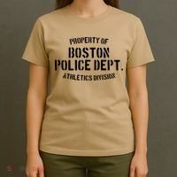 Property Of Boston Rizzoli Athletics Division Police Department Dept Wlw Isles C T-Shirt thumb 4