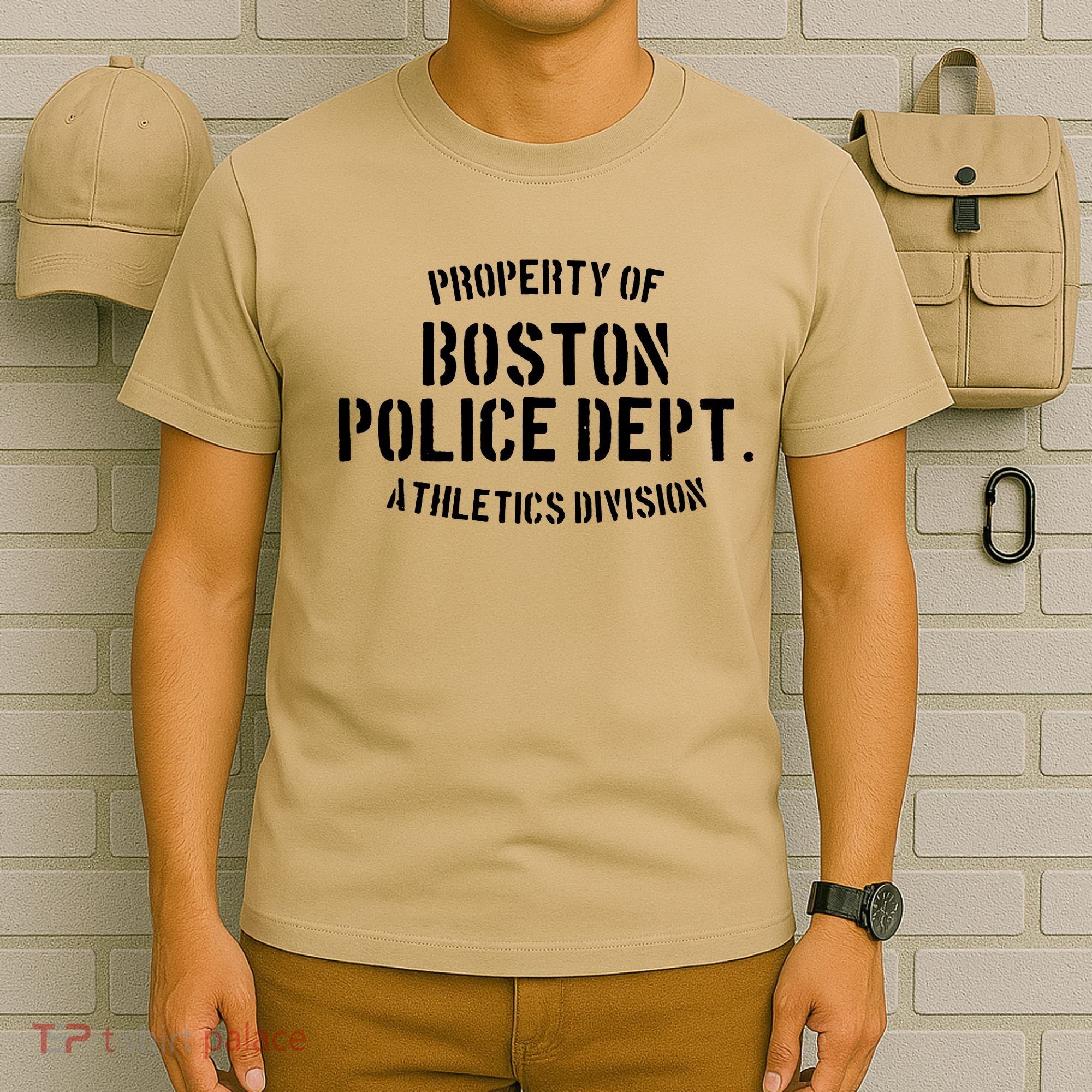 Property Of Boston Rizzoli Athletics Division Police Department Dept Wlw Isles C T-Shirt