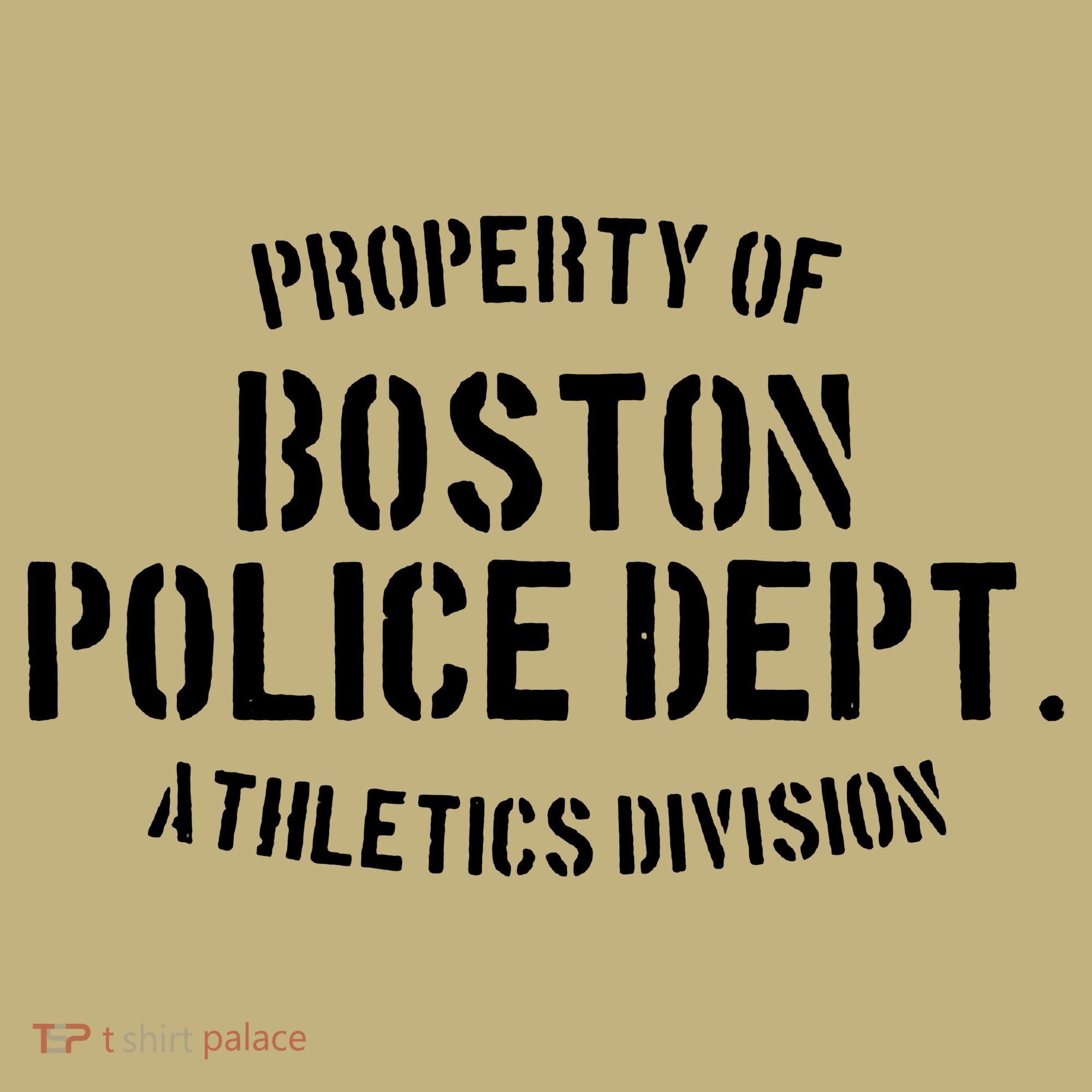 Property Of Boston Rizzoli Athletics Division Police Department Dept Wlw Isles C T-Shirt