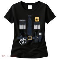Police Officer Costume Police Badge Cop Halloween Women's T-Shirt thumb 0