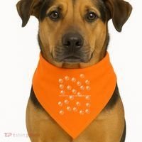 Pickleball Orange Camouflauge Shirt! USA-Made Doggie Bandana thumb 1