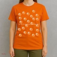 Pickleball Orange Camouflauge Shirt! T-Shirt thumb 4