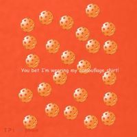 Pickleball Orange Camouflauge Shirt! Mousepad thumb 1