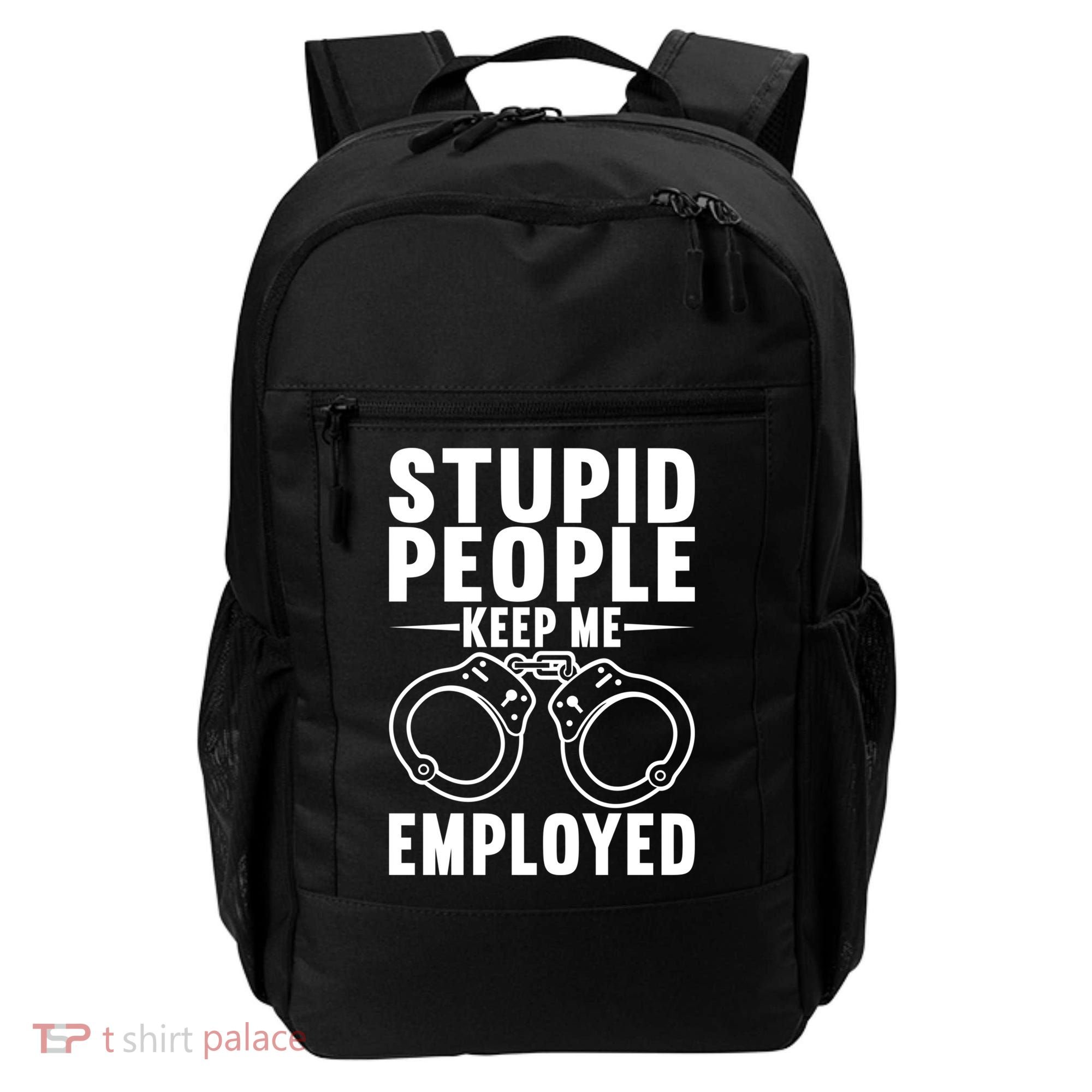 Police Officer Cop Police Policeman Gift Backpack