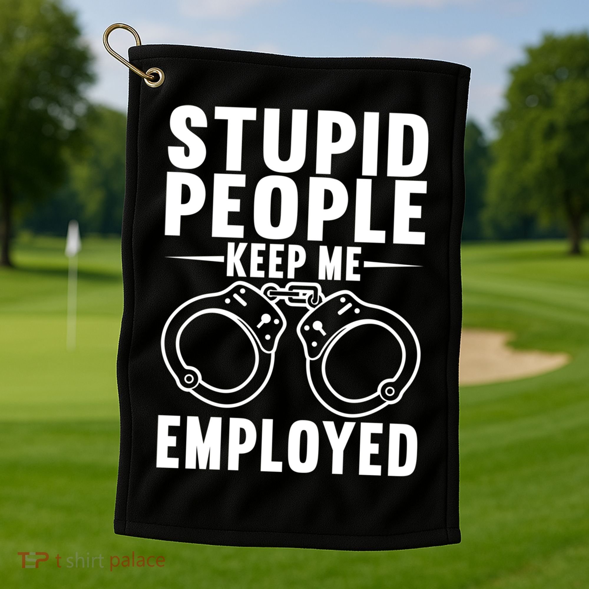 Police Officer Cop Police Policeman Gift Golf Towel