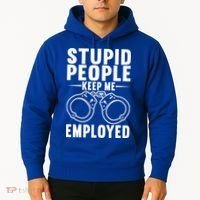 Police Officer Cop Police Policeman Gift Hoodie thumb 2