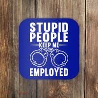 Police Officer Cop Police Policeman Gift Coaster thumb 0