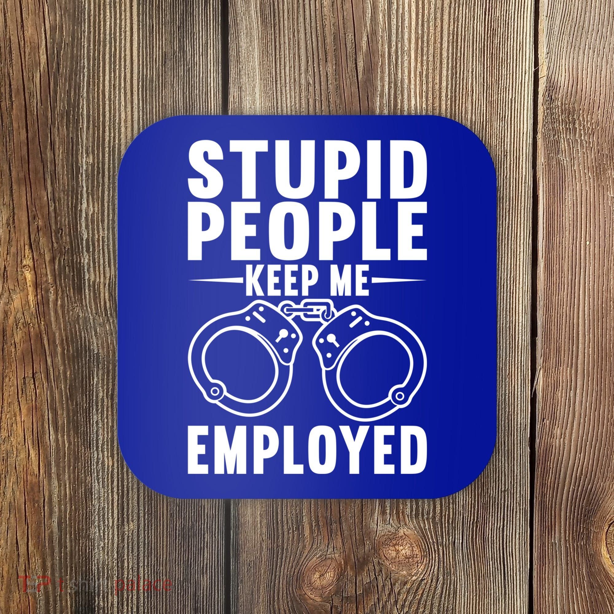 Police Officer Cop Police Policeman Gift Coaster