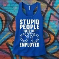 Police Officer Cop Police Policeman Gift Women's Tank Top thumb 3