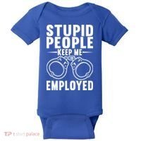 Police Officer Cop Police Policeman Gift Baby Bodysuit thumb 0
