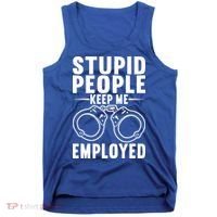 Police Officer Cop Police Policeman Gift Tank Top thumb 0