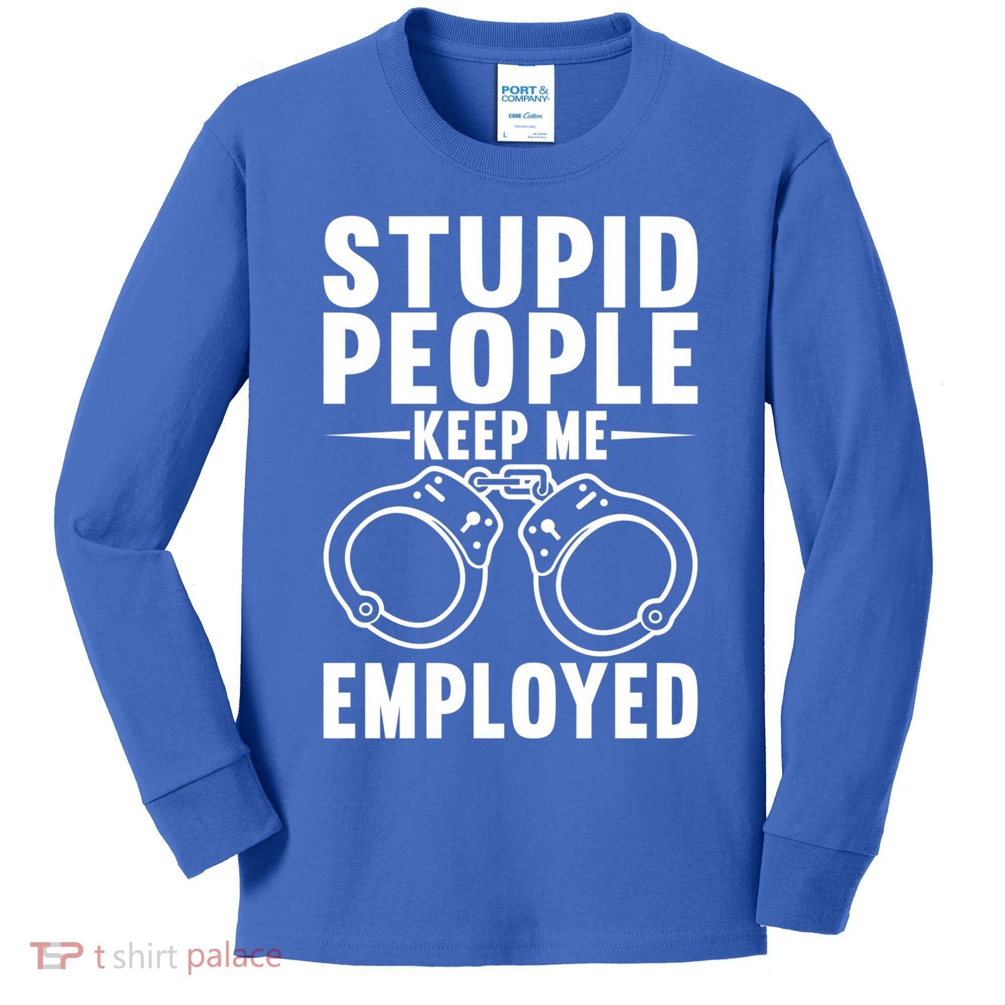 Police Officer Cop Police Policeman Gift Kids Long Sleeve Shirt