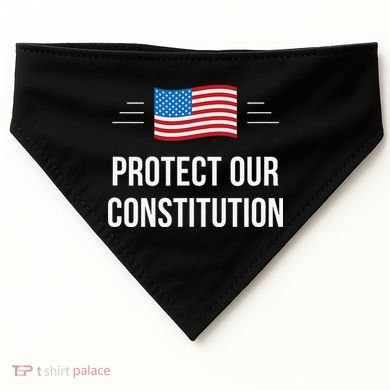 Protect Our Constitution USA-Made Doggie Bandana