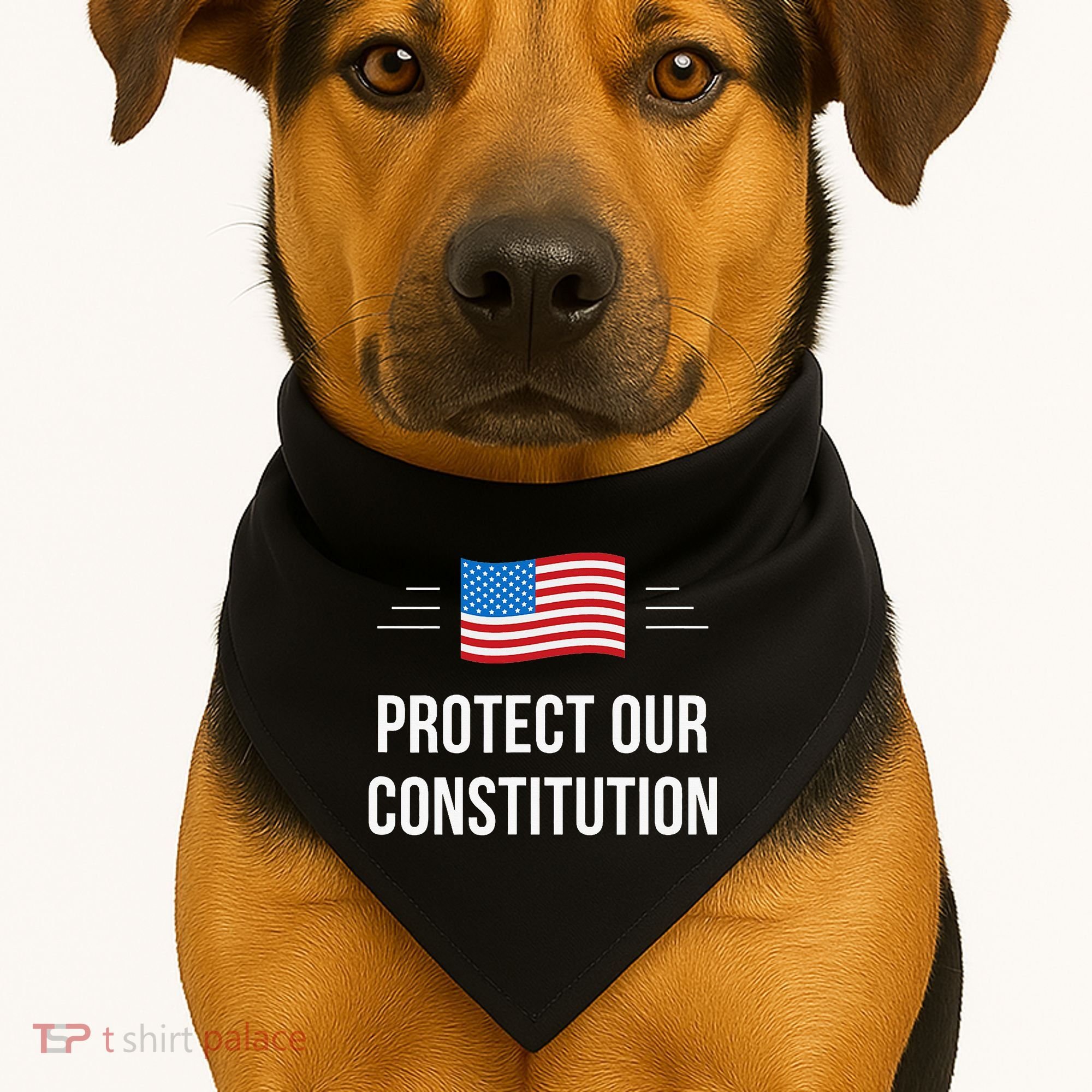 Protect Our Constitution USA-Made Doggie Bandana