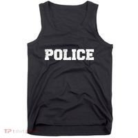 Police Officer Costume Apparel Swat Team Tank Top thumb 0