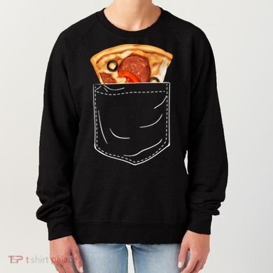 Pocket Pizza Slice Women's Sweatshirt