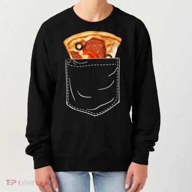 Pocket Pizza Slice Women's Sweatshirt