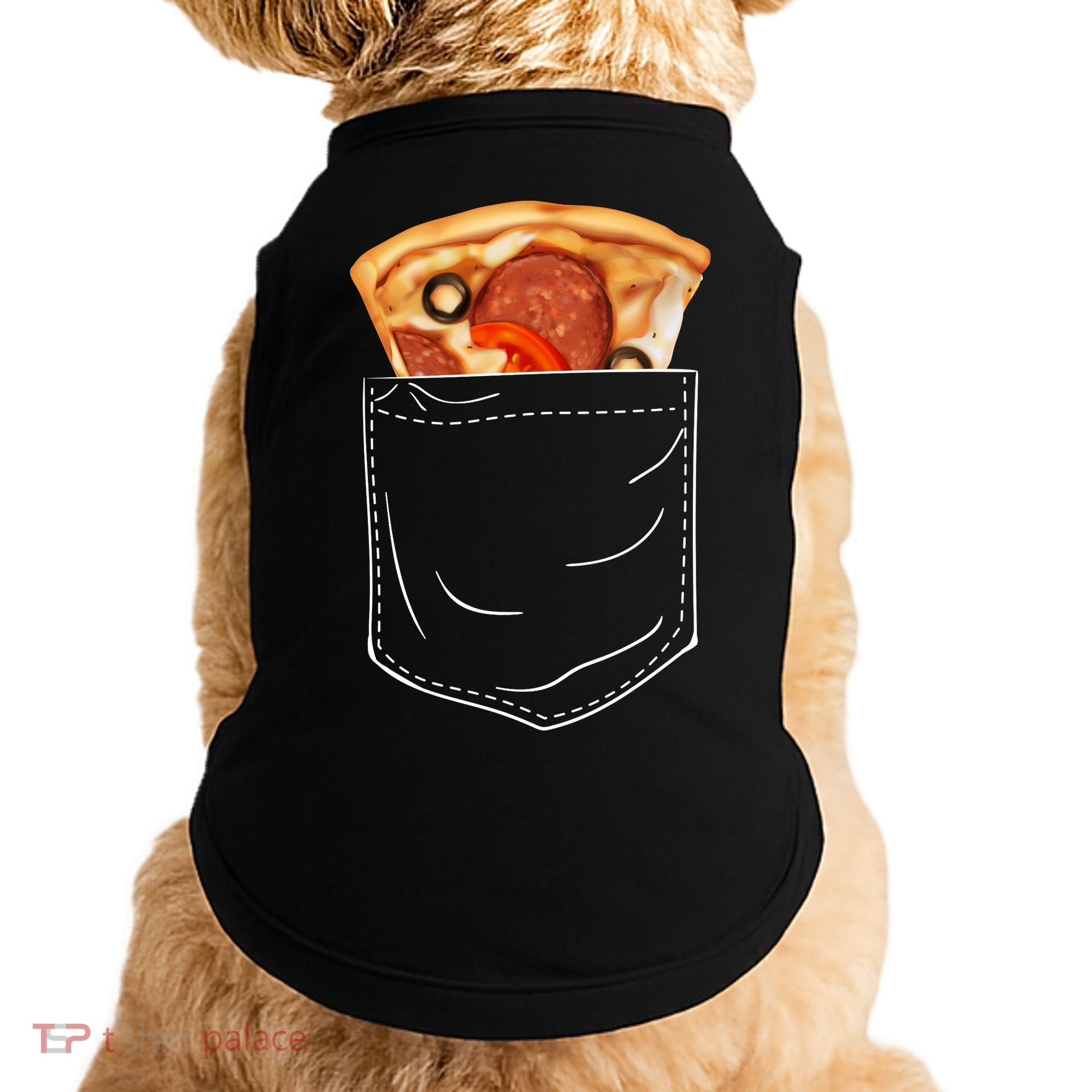 Pocket Pizza Slice Doggie Tank