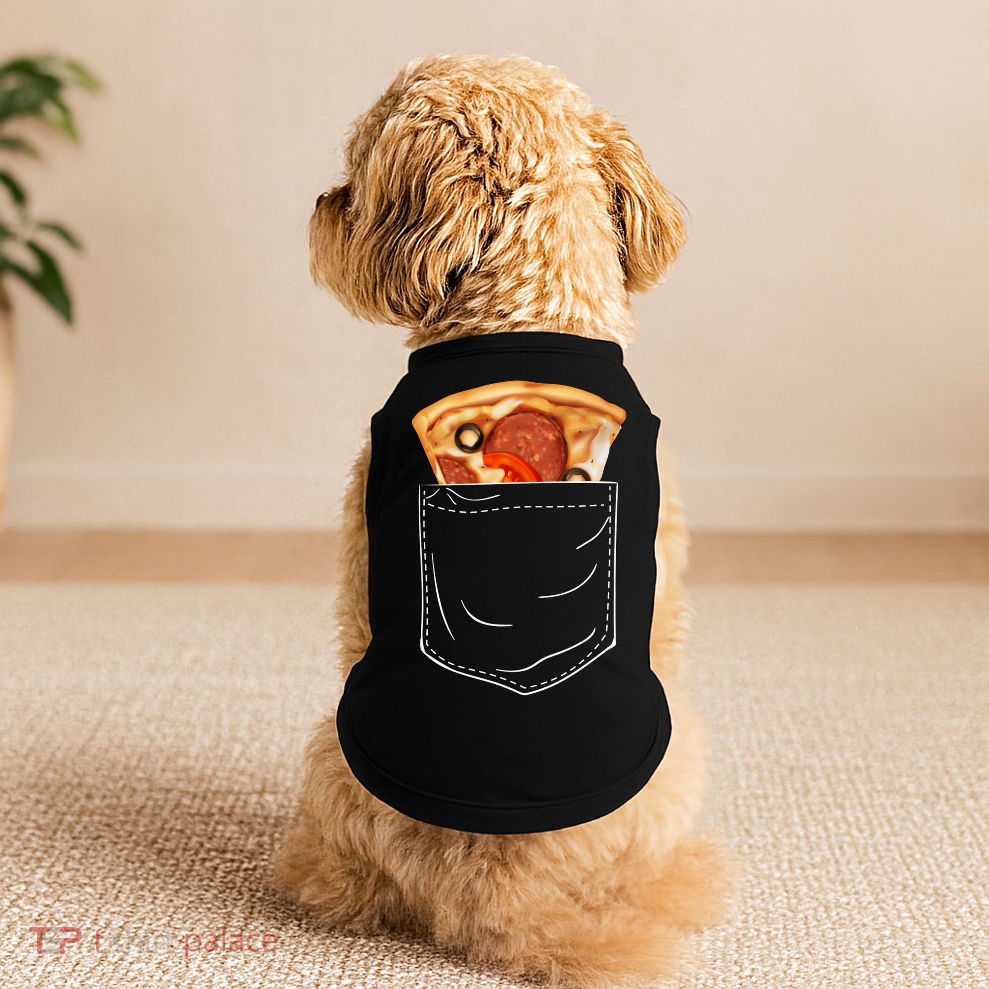 Pocket Pizza Slice Doggie Tank