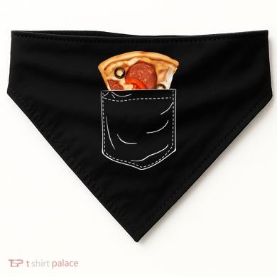 Pocket Pizza Slice USA-Made Doggie Bandana