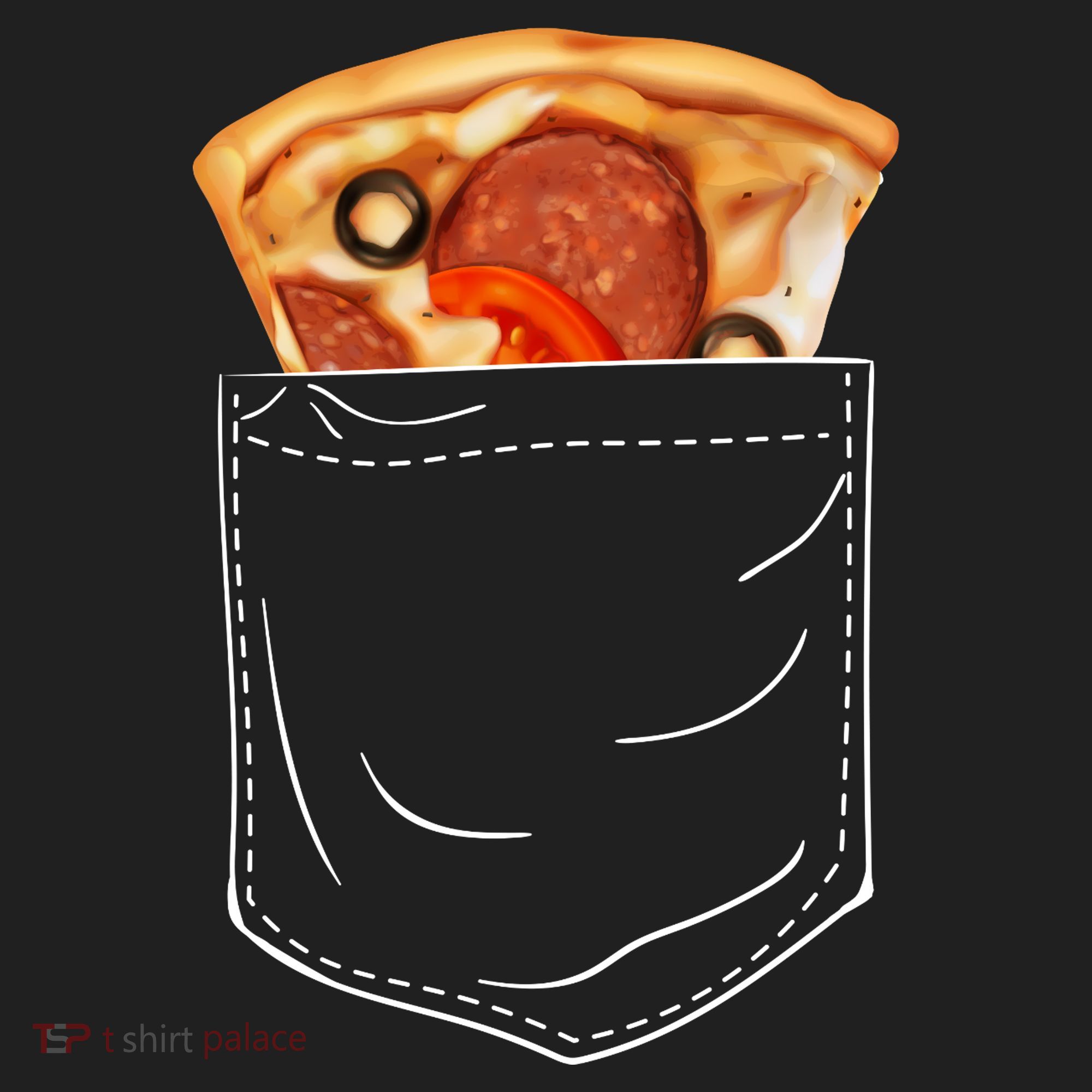 Pocket Pizza Slice Beanie