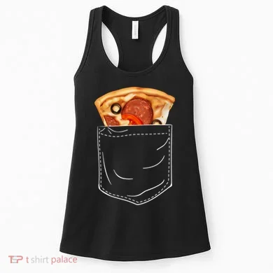 Pocket Pizza Slice Women's Tank Top