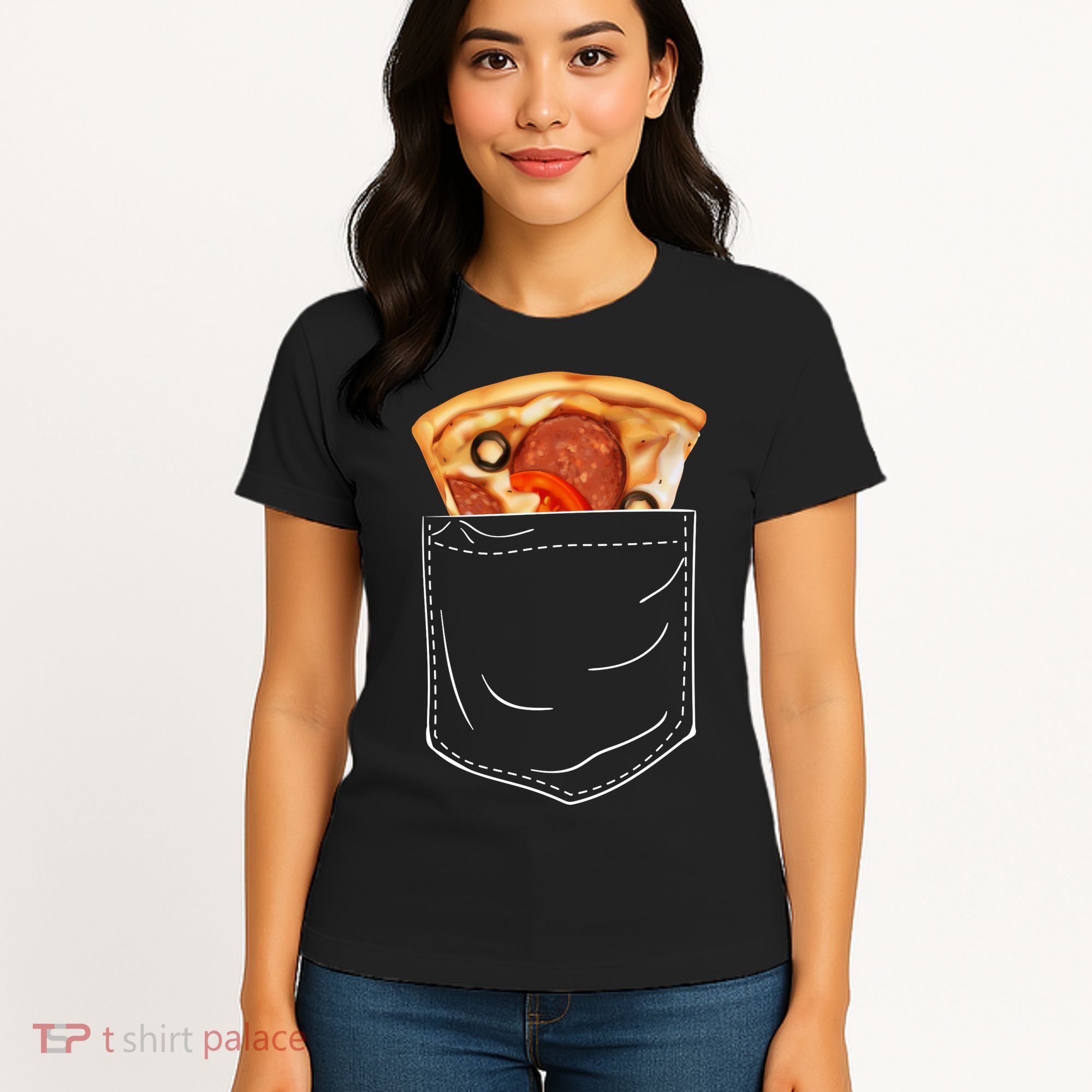 Pocket Pizza Slice Women's T-Shirt