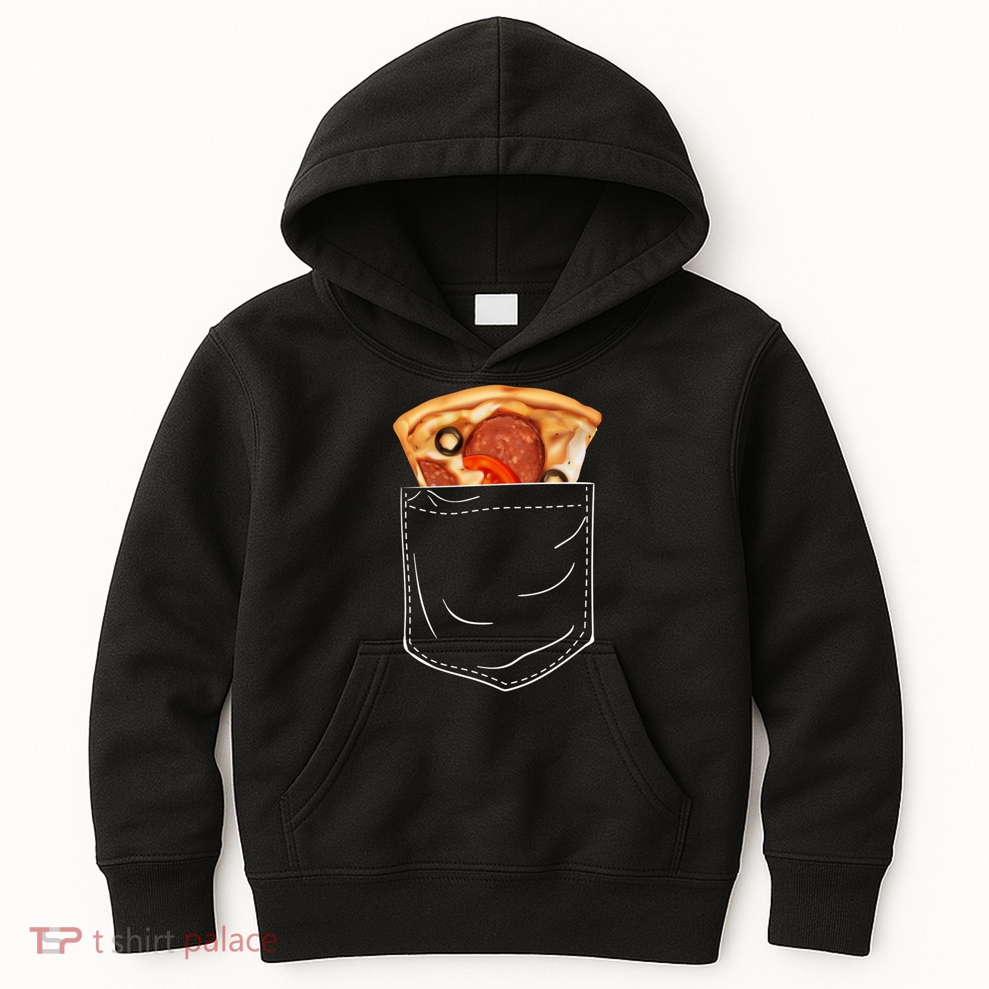 Pocket Pizza Slice Kids Hoodie
