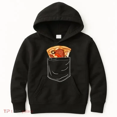 Pocket Pizza Slice Kids Hoodie