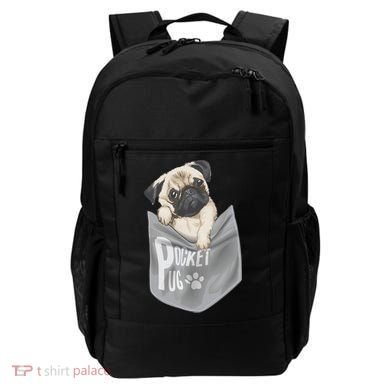 Pocket Pug Cute Backpack