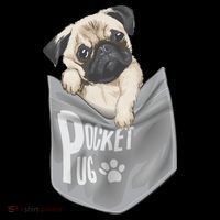 Pocket Pug Cute Tote Bag thumb 4